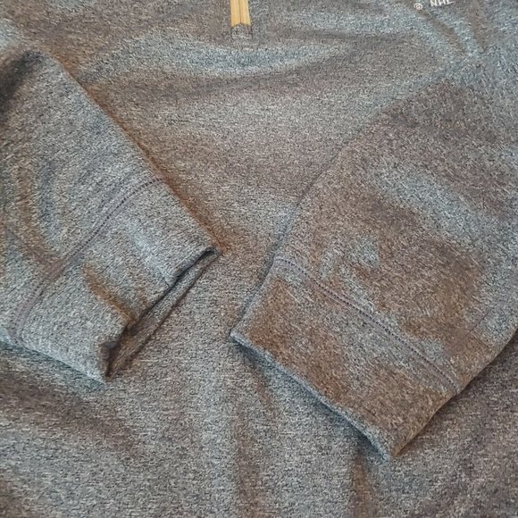 Pittsburgh Penguins NHL Knights Apparel Men XL Sweatshirt Pullover 1/4 Zip Gray - Picture 4 of 8